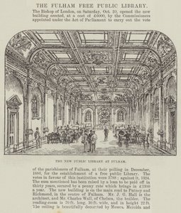 Det nye offentlige bibliotek i Fulham af Frank Watkins